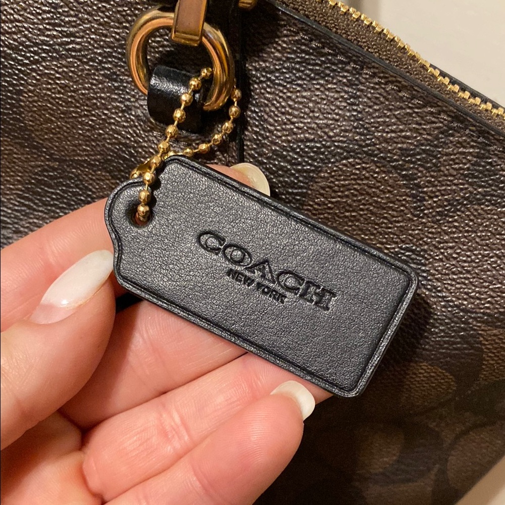 Coach Brown Signature Tote Bag - Picture 2 of 5